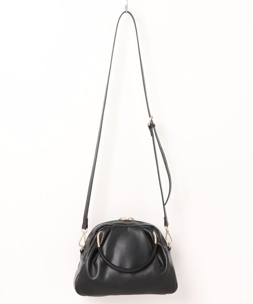 dazzlin（ダズリン） ハンドバッグ ドレープ メタルハンドルバッグ