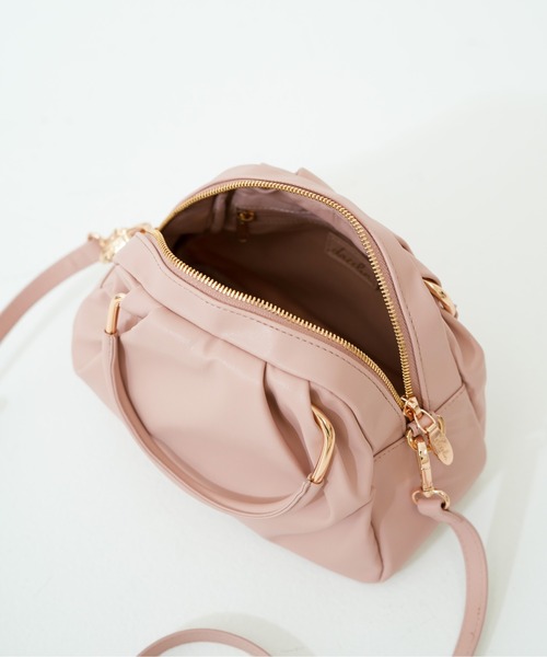 dazzlin（ダズリン） ハンドバッグ ドレープ メタルハンドルバッグ