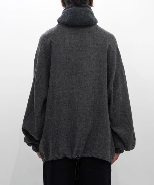 VOAAOV パーカー 「VOAAOV」BISHU TAMBLER WOOL GAUZE High Neck