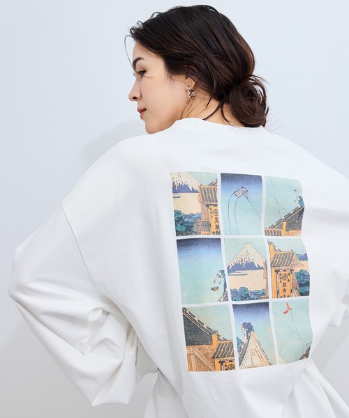 tシャツ 和柄Tシャツ（冨嶽三十六景） レディース