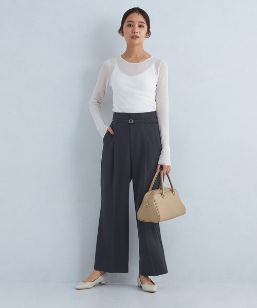 green label relaxing スラックス パンツ 「size SHORT/TALLあり