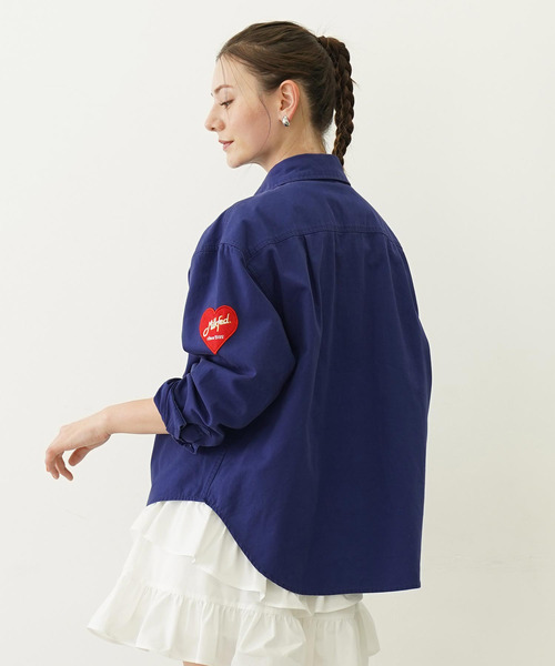 MILKFED. コート アウター PATCHED WORK SHIRT レディース