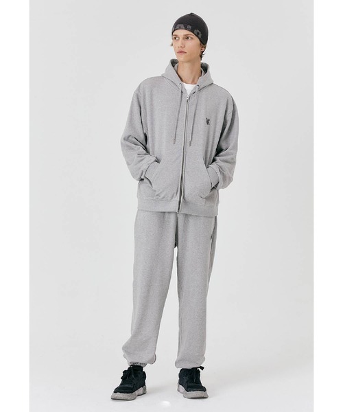 ATEEZ スウェット　パンツ　上下　wonderwall 8M1グレー WOOALONG（ウアロン） スウェットパンツ ジャージ 「UNISEX」WOOALONG