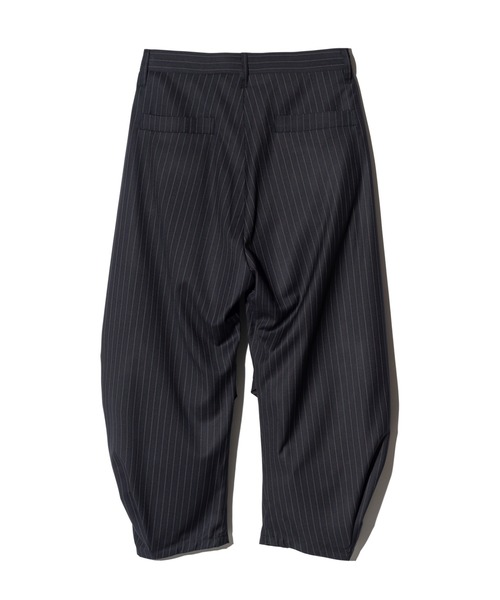 キ*ル様 イレギュラータックワイドスラックス　M 黒 glamb（グラム） スラックス Irregular Tuck Wide Slacks / イ
