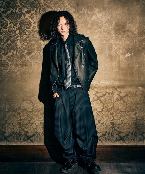 glamb（グラム） スラックス Irregular Tuck Wide Slacks / イ