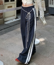 スウェットパンツ ジャージ サイドレーススウェットパンツ