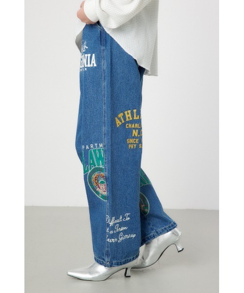 ロデオクラウンズ　デニム　ジャージ　緑 RODEO CROWNS WIDE BOWL | カスタムトラック DENIM PT (ワイド