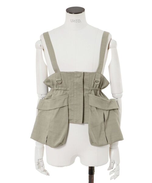 UN3D. ベルト CORSET DETAIL BELT / コルセットディテールベルト