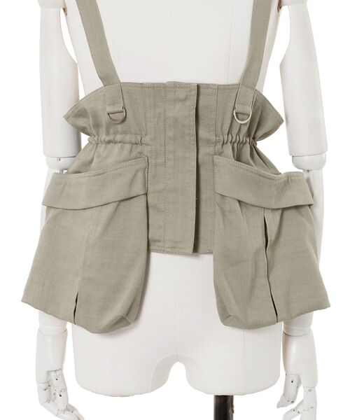 UN3D. ベルト CORSET DETAIL BELT / コルセットディテールベルト