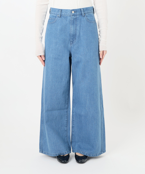 IENA ジーンズ デニム デニムパンツ LATELIER ワイド レディース