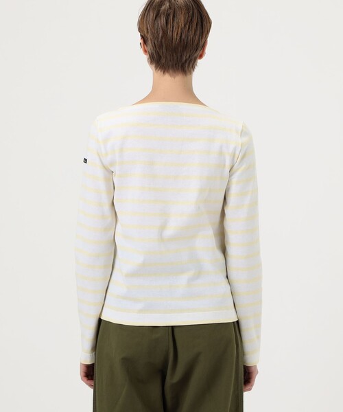 Le Minor（ルミノア） tシャツ ボートネック ストライププルオーバー