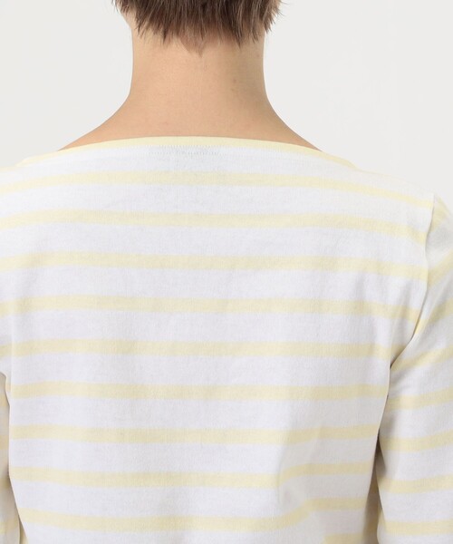 Le Minor（ルミノア） tシャツ ボートネック ストライププルオーバー