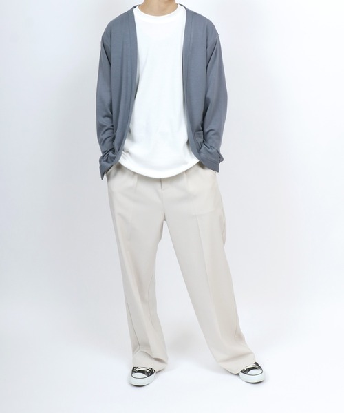 ANPAS カーディガン Cool Touch Smooth fabric No Color Jacket