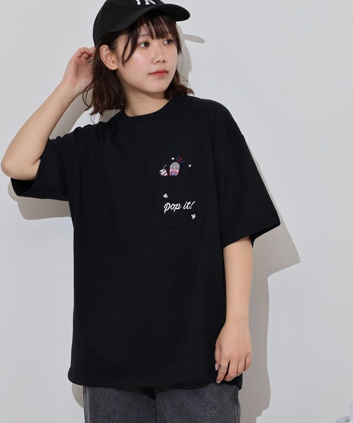 FUNALIVE（ファンアライブ） tシャツ オーバーサイズ ポケ付き刺繍