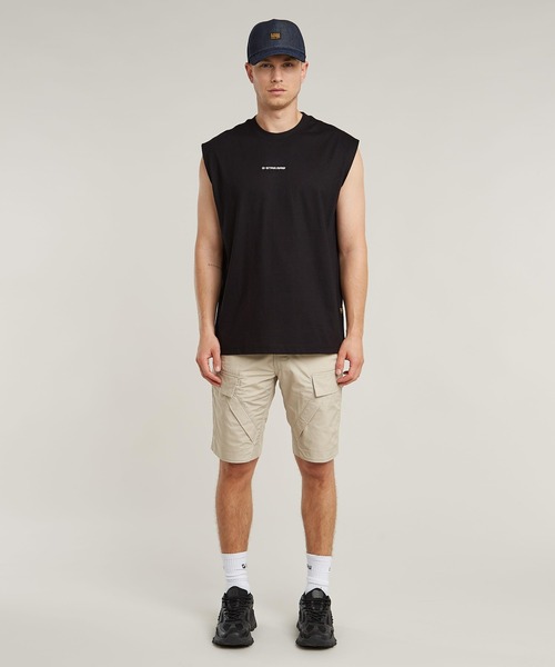 送料込★G-Star★Stripe Boxy ノースリーブTシャツ G-Star RAW｜【公式ショップ】UNISEX FOXY BOXY T-SHIRT