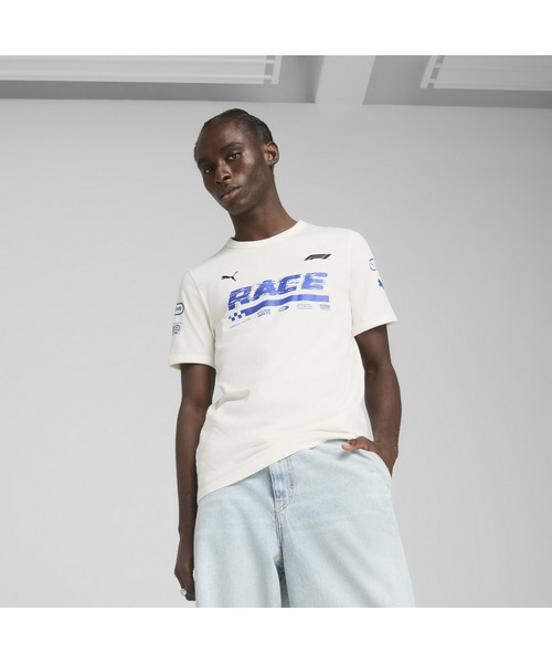 PUMA◆プーマ×クリティカルグラフィック半袖Tシャツ 940782-01 PUMA tシャツ プーマ メンズ F1 グラフィック リンガー 半袖 T