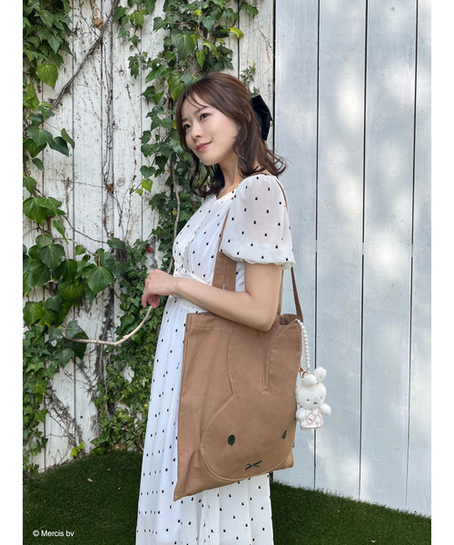 Miffy（ミッフィー） ワンピース 総柄フレアワンピース : ZOZOTOWN