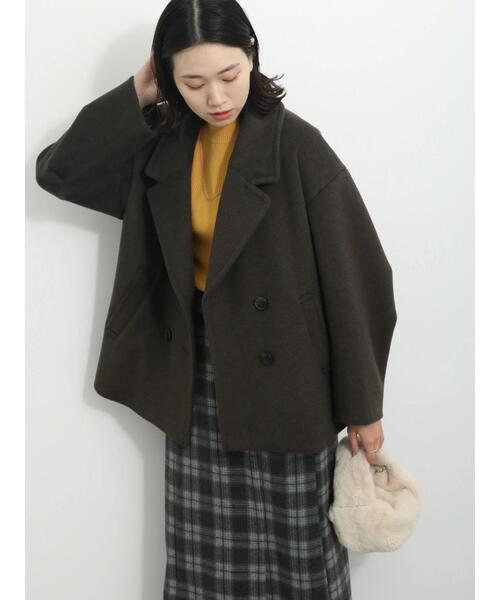 「Samansa Mos2 blue」 テーラードジャケット F ベージュ レディース_画像3