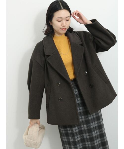 「Samansa Mos2 blue」 テーラードジャケット F ベージュ レディース_画像6