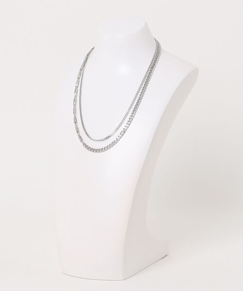 L LABEL（エルラベル） ネックレス レイヤリング2種切替チェーン