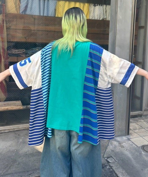 Candy Stripper tシャツ RUSH CHICK BORDER SWICHED トップス