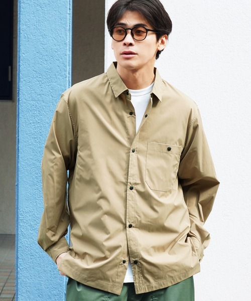 JIGGYS SHOP（ジギーズショップ） シャツ ポリエステルタフタ スナップ