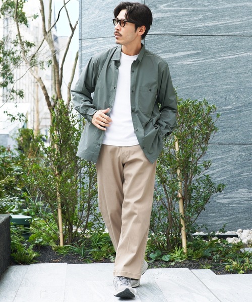 JIGGYS SHOP（ジギーズショップ） シャツ ポリエステルタフタ スナップ