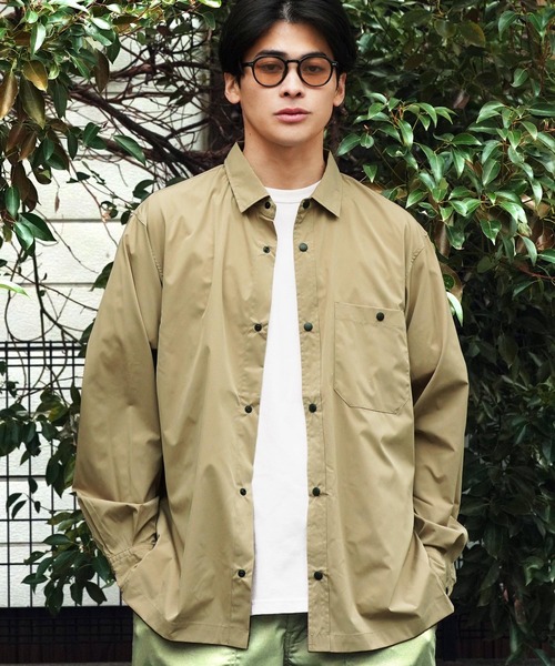JIGGYS SHOP（ジギーズショップ） シャツ ポリエステルタフタ スナップ