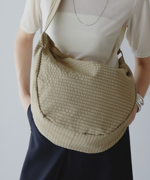 Aunt Marie's ショルダーバッグ バッグ サッカーチェックBIGショルダー