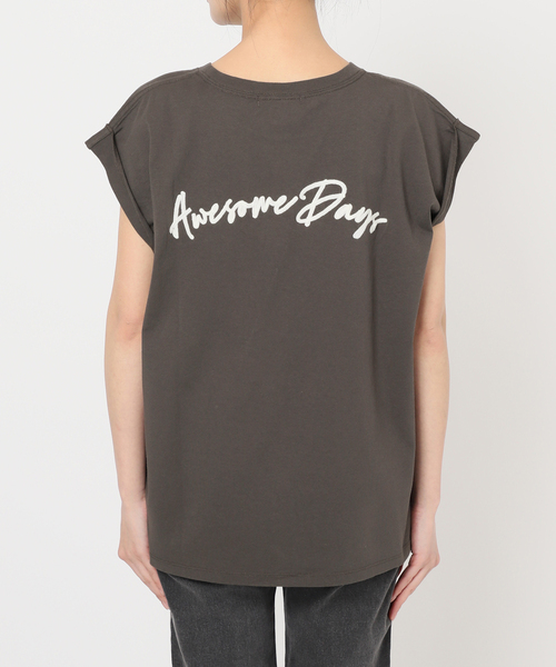 tシャツ 「追加2」刺繍ロゴフレンチTEE レディース JOURNAL STANDARD relume｜《追加2》刺繍ロゴフレンチTEE