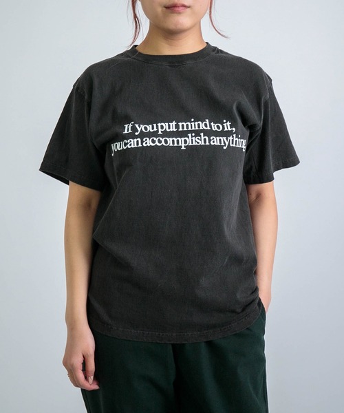 tシャツ 「D.M.G / ディーエムジー」 US天竺 SSプリントTee 「if you~/BTTF」 レディース