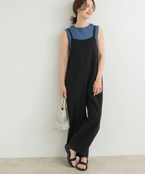URBAN RESEARCH DOORS コットンリネン サロペットSサイズ アーバンリサーチ ドアーズ URBAN RESEARCH DOORS コットン