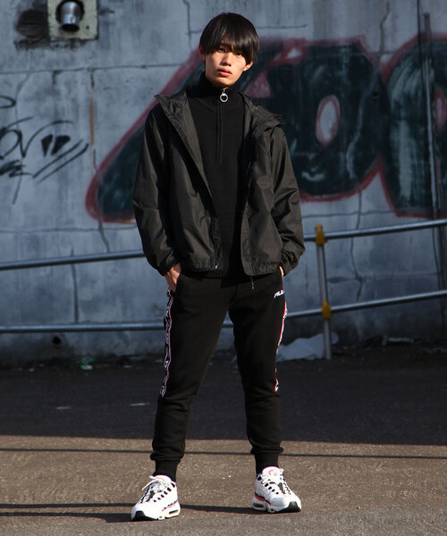 FILA ジップアップジャケット ブルー　Ｌサイズ　Ｌサイズ FILA - FILA フィラ L スポーツ ジップアップ ナイロン