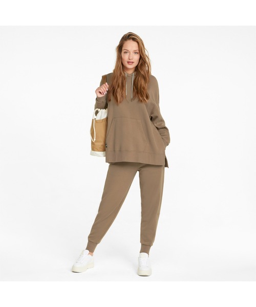 「PUMA」 プルオーバーパーカー SMALL ブラック レディース_画像3