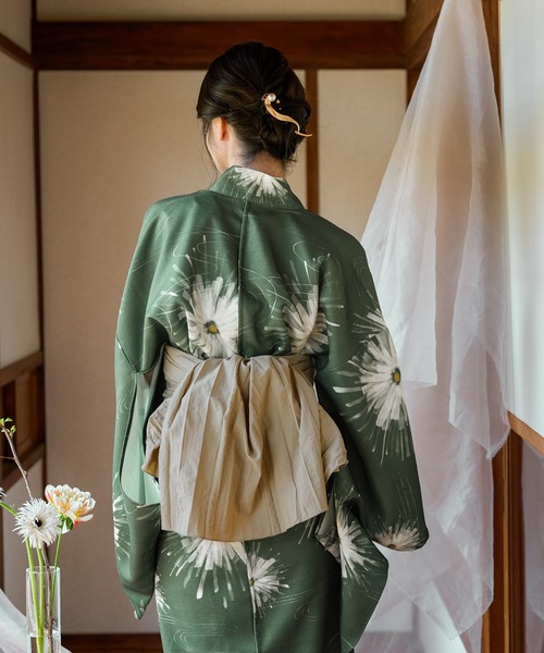 mideal 浴衣 original floral pattern yukata / オリジナル花柄
