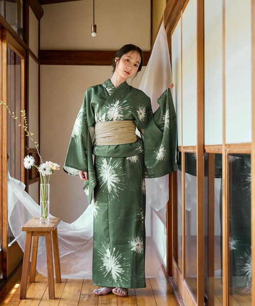 【mideal】浴衣 original floral pattern yukata / オリジナル花柄浴衣 – favclo.