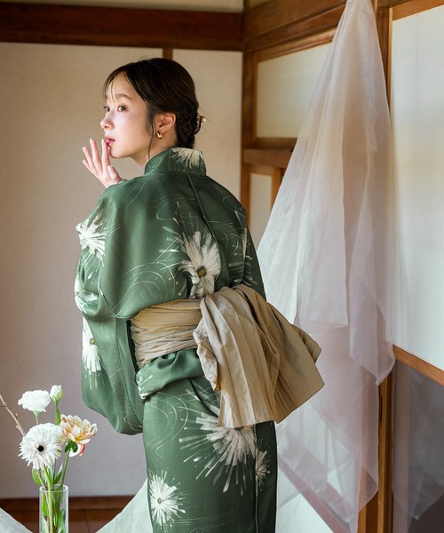 【mideal】浴衣 original floral pattern yukata / オリジナル花柄浴衣 – favclo.