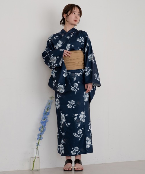 mideal（マイディール） 浴衣 original floral pattern yukata