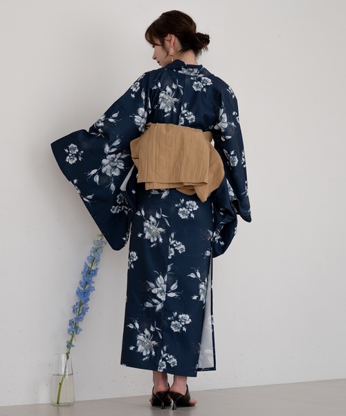mideal（マイディール） 浴衣 original floral pattern yukata