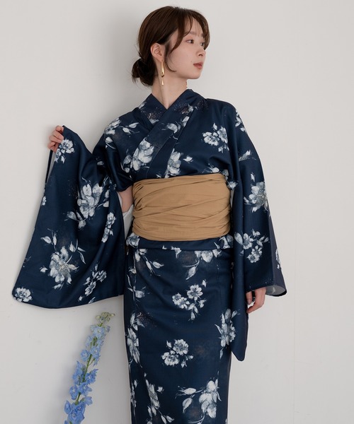 mideal（マイディール） 浴衣 original floral pattern yukata