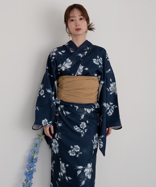 mideal（マイディール） 浴衣 original floral pattern yukata