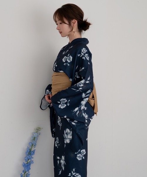 mideal（マイディール） 浴衣 original floral pattern yukata