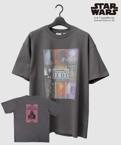 Goodwear（グッドウェア） tシャツ STAR WARS 古着風 両面 コラージュ