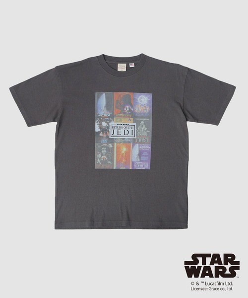 Goodwear（グッドウェア） tシャツ STAR WARS 古着風 両面 コラージュ