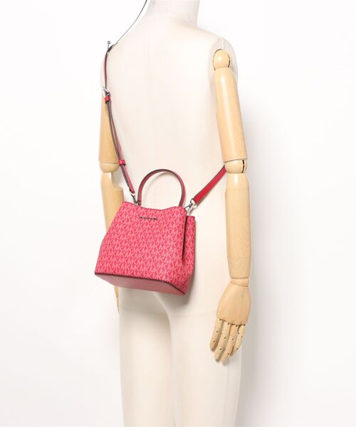 MICHAEL KORS ショルダーバッグ バッグ PRATT バケット クロス