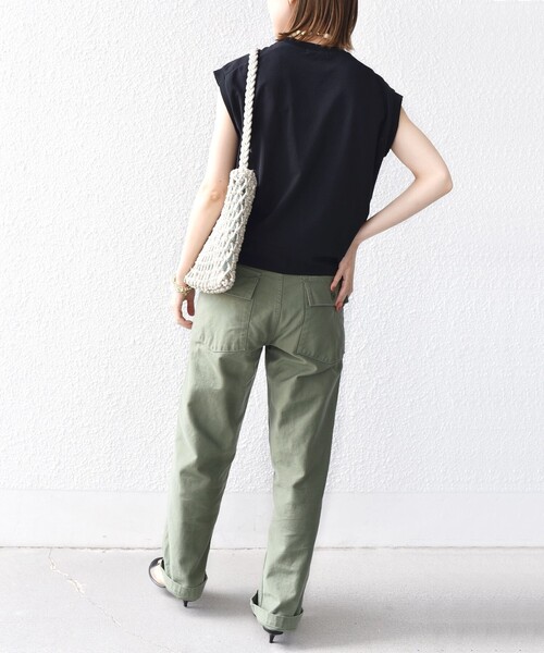 【シップス　ウィメン】〈手洗い可能〉DEPEND アムンゼン ノースリーブ カットソー SHIPS｜<手洗い可能>DEPEND アムンゼン ノースリーブ カットソー