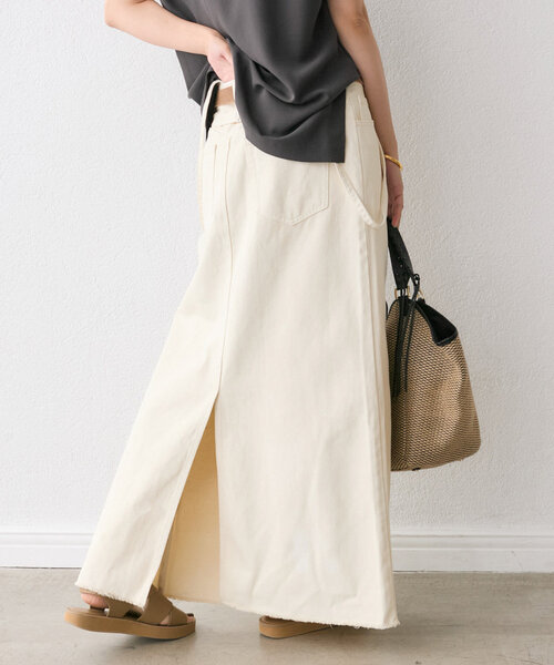 RIVE DROITE デニムスカート 36サイズ RIVE DROITE デニムスカート 「MONN.:.(モン)」LOOSE DENIM
