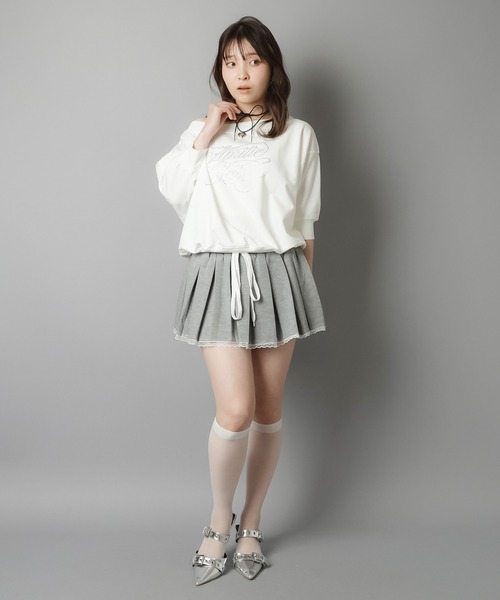 スカート M. バテンレース2WAYスカート(M OFF WHITE): スカート｜PMbox