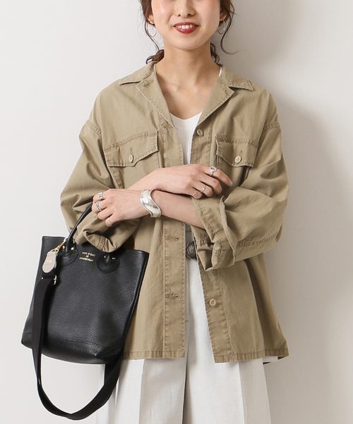「Spick & Span」 長袖シャツ 36 ベージュ レディース