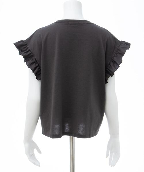 INGNI（イング） tシャツ 袖フリルロゴTシャツ レディース : ZOZOTOWN